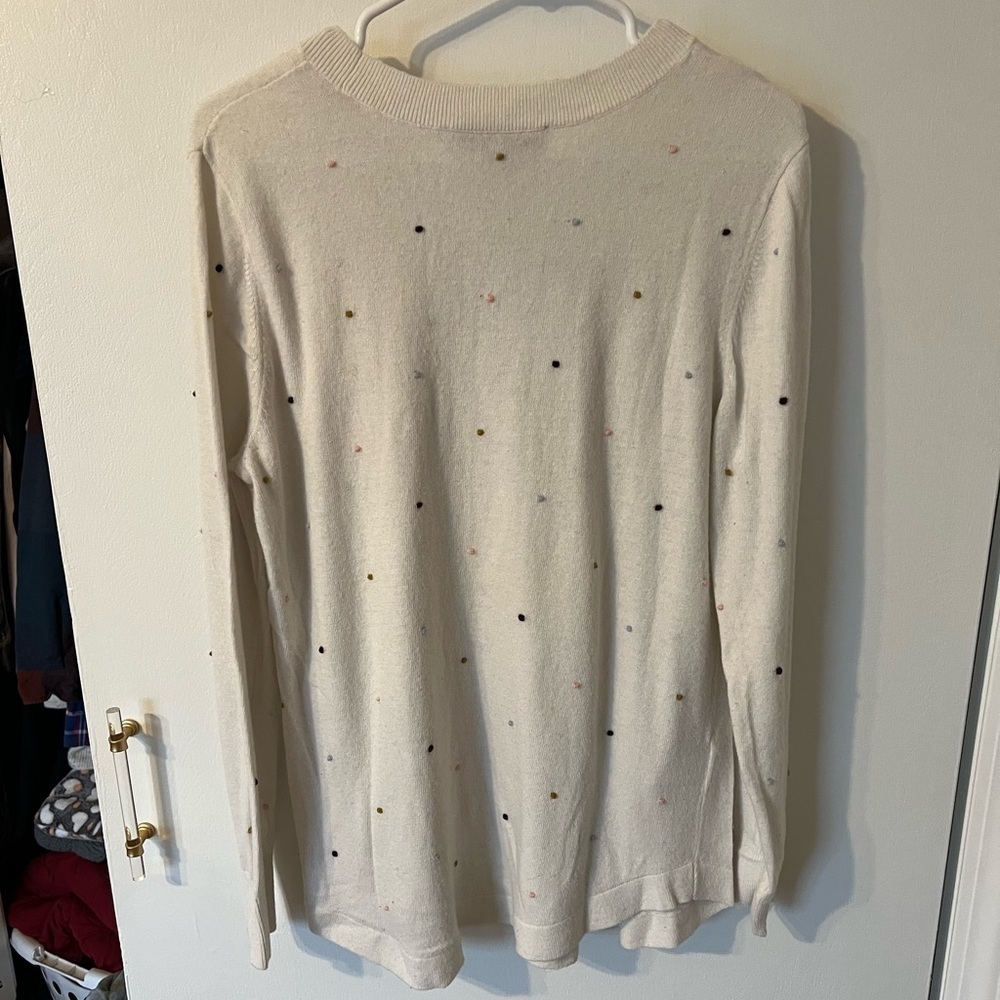 Loft Soft Knit Confetti Sweater, L - Picture 4 of 7